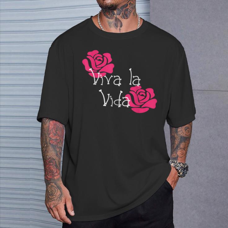 Viva Laida Rose Day Of The Dead Di Los Muertos T-Shirt Geschenke für Ihn