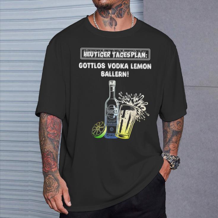 Vodkaodka Lemon Malle Party T-Shirt Geschenke für Ihn