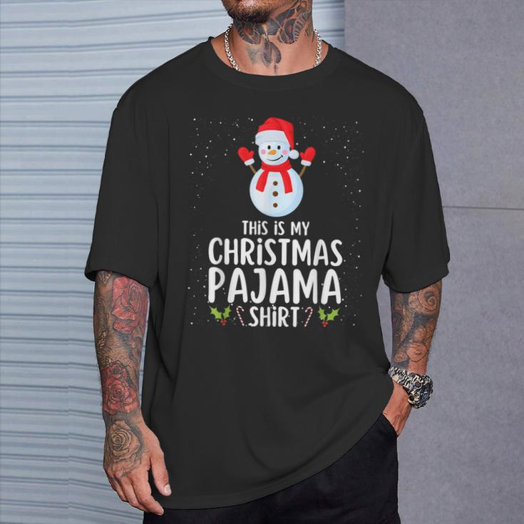 Weihnachten Pyjama Schlafanzug Oberteil Schlaf T-Shirt Geschenke für Ihn