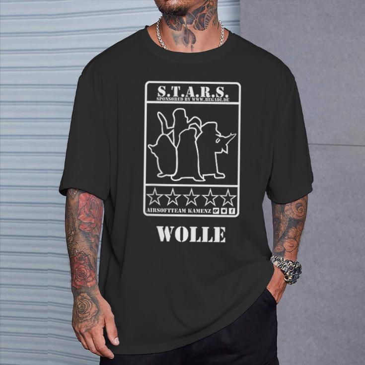 Wolle Logo Weiß T-Shirt Geschenke für Ihn