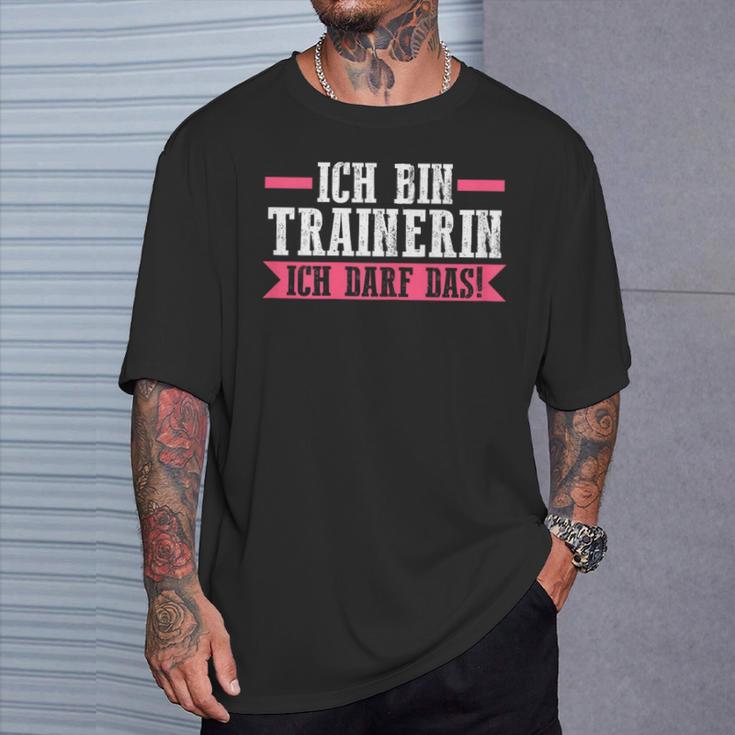 Women's Ich Bin Trainerin Ich Kann Das T-Shirt Geschenke für Ihn