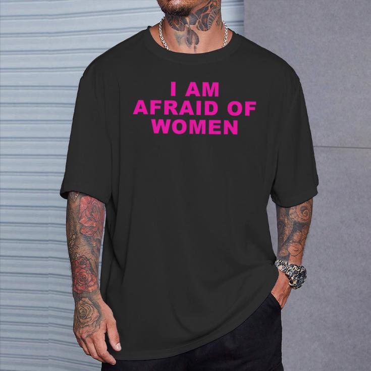 Women's Ich Habe Angst T-Shirt Geschenke für Ihn