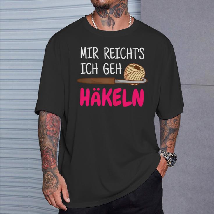 Women's Mir Richts Ich Geh Crochet Saying T-Shirt Geschenke für Ihn