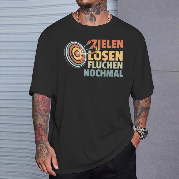 Zielen Solve Fluchen Nomals Archery Archery T-Shirt Geschenke für Ihn