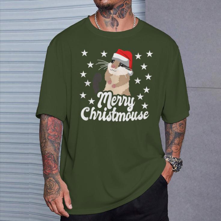 Cute Merry Christmas Garden Sleeper T-Shirt Geschenke für Ihn