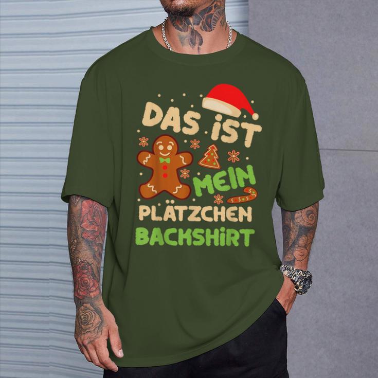 Das Ist Mein Plätzchen Back Outfit Christmas T-Shirt Geschenke für Ihn