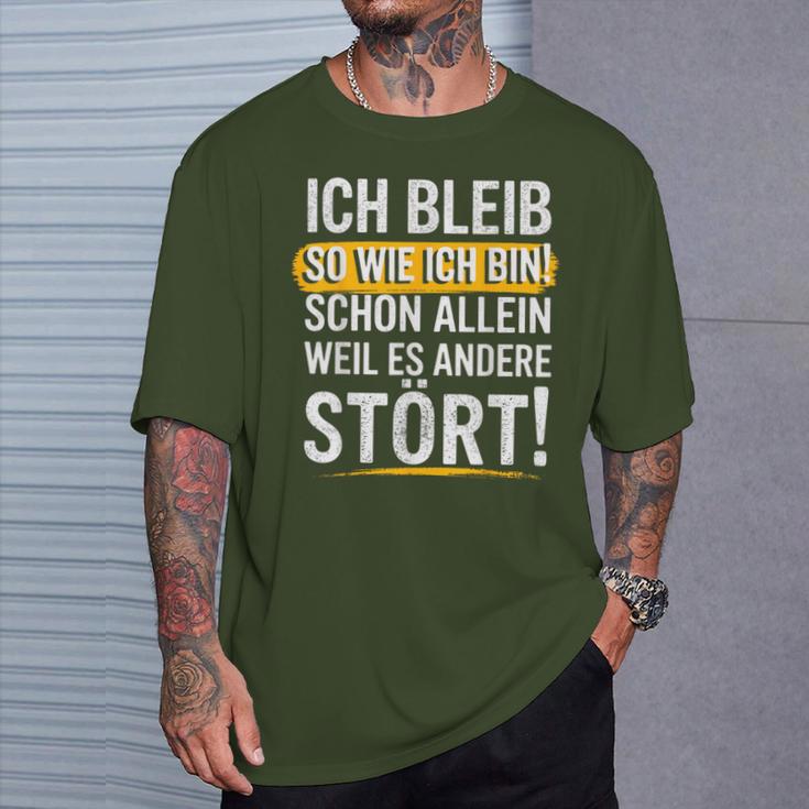 Christmas Ich Bleib So Wie Ich Bin Bin Ich Bleib T-Shirt Geschenke für Ihn