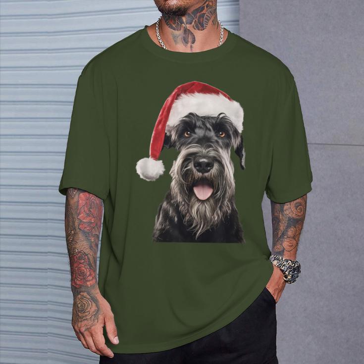 Giant Schnauzer Christmas T-Shirt Geschenke für Ihn