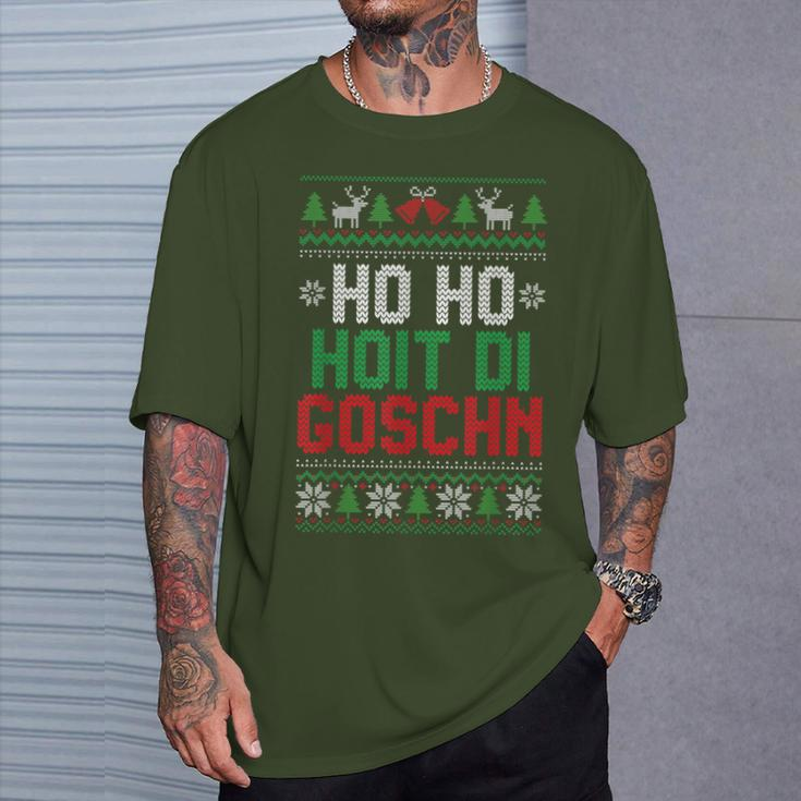 Ho Ho Hoit Di Goschn Ugly Xmas Ugly Christmas T-Shirt Geschenke für Ihn