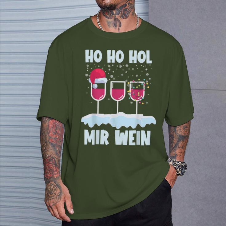 Ho Hol Mir Wine Costume Christmas Men T-Shirt Geschenke für Ihn