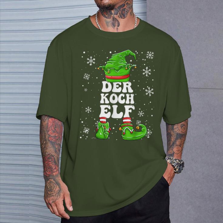 Koch Elf Christmas Elf Chef T-Shirt Geschenke für Ihn