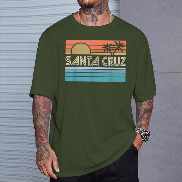 Santa Cruz California 70S 80S Surfer Summer Sun T-Shirt Geschenke für Ihn