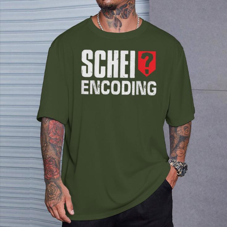 Schei Encoding Christmas Itler Nerd T-Shirt Geschenke für Ihn