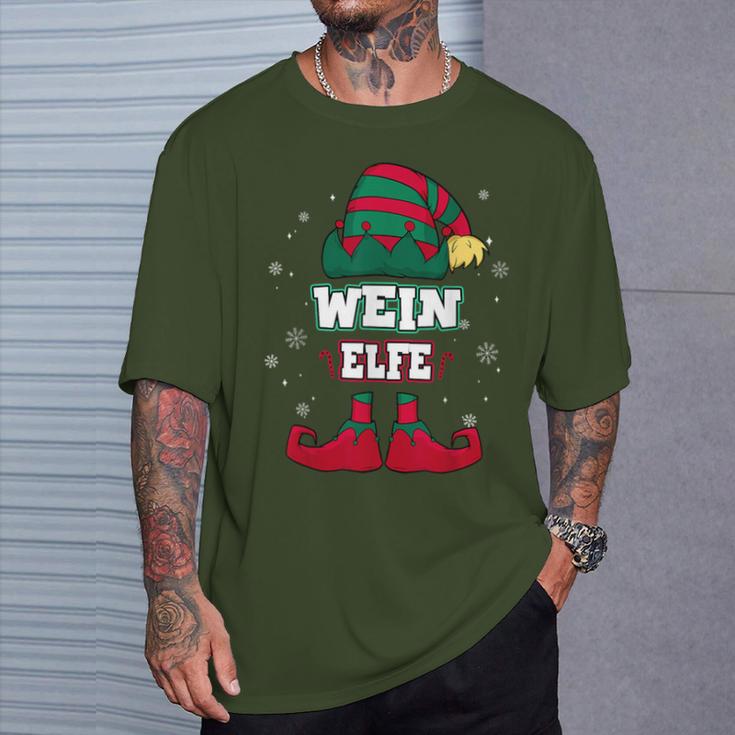 Wine Elf Partner Look Christmas T-Shirt Geschenke für Ihn