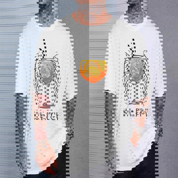 Aperol Sagrado En AerosolEntilador Aperollin Fun Aperoli Ii Camiseta unisex Regalos para él