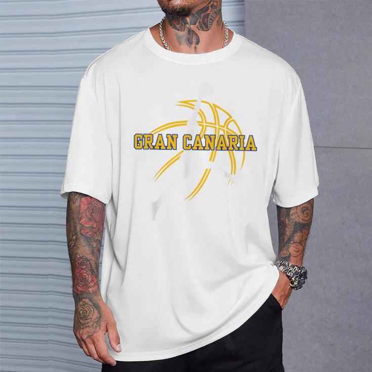 Apoyo Aficionado Baloncesto Gran Canaria Palmas Basketball Camiseta unisex Regalos para él
