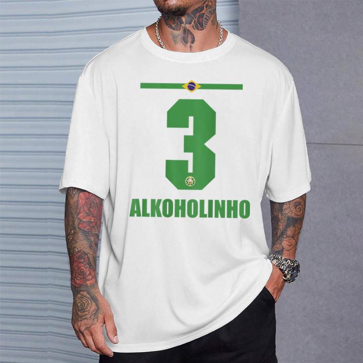 Brazil Sauf Jersey Alcoholinho T-Shirt Geschenke für Ihn