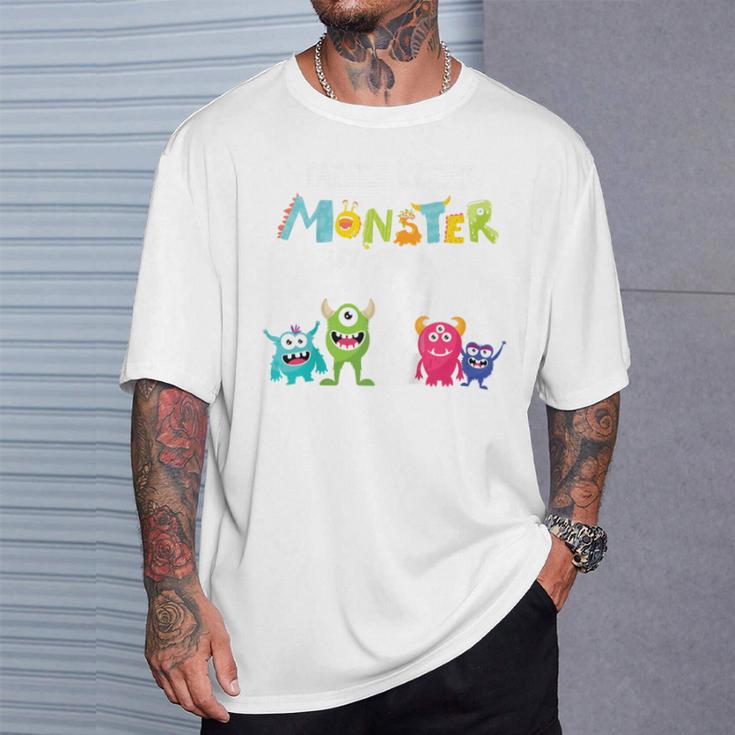 Children's 2Nd Birthday Ich Bin Schon 2 Jahre Junge Kleine Monster T-Shirt Geschenke für Ihn