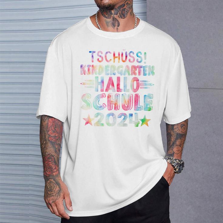 Children's Tschüss Kindergarten Hello School 2024 Kita-Absolve T-Shirt Geschenke für Ihn