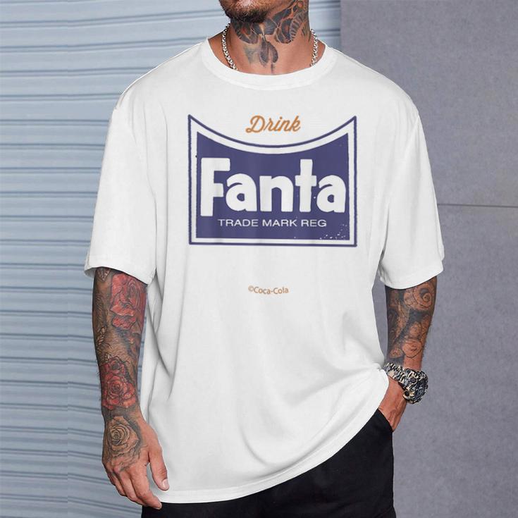 Coca-Colaintage Fanta Logo Drink Fanta Trade Mark Reg T-Shirt Geschenke für Ihn