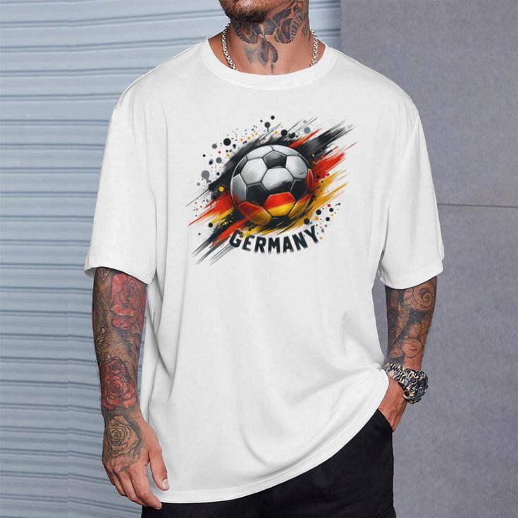 Deutschland Flagge Stolz Team Herren Damen Kinder T-Shirt Geschenke für Ihn