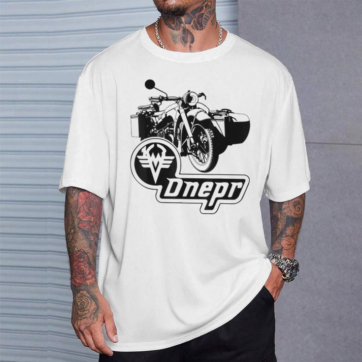 Dnepr Motorcycle Span Offroad Biker T-Shirt Geschenke für Ihn