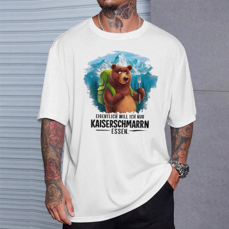 Eigentlich Will Ich Nur Kaiserschmarrn Essen T-Shirt Geschenke für Ihn