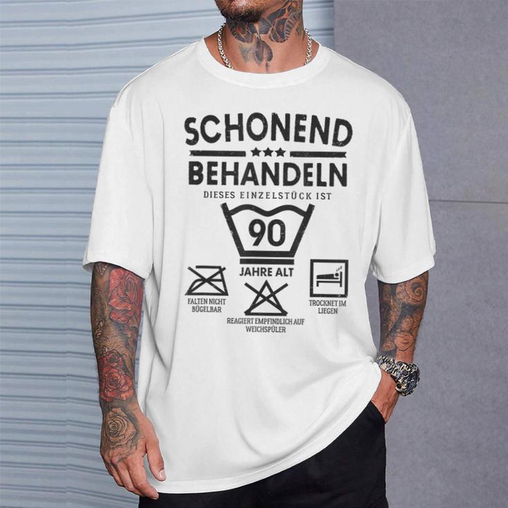 Einstück Ist 90 Jahre Schleend Treateln 90Th Birthday T-Shirt Geschenke für Ihn