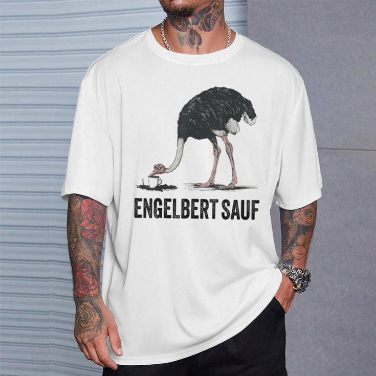 Engelbert Sauf Strauß Engelbert Sauf Work Wear Gray T-Shirt Geschenke für Ihn