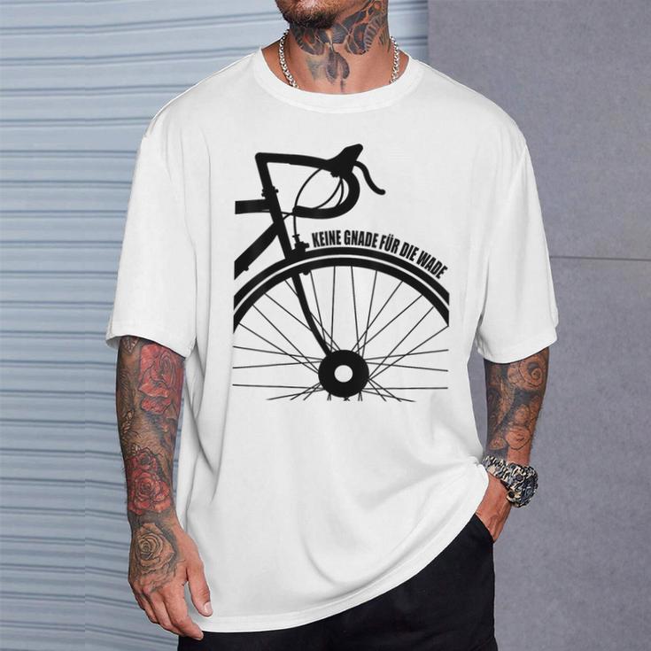 Fahrrad Reifen Rennrad Keine Gnade Für Die Wade Gray T-Shirt Geschenke für Ihn