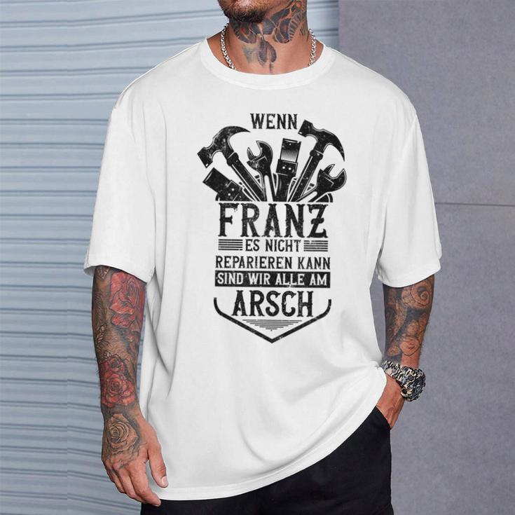 Franz First Name Franz Gray T-Shirt Geschenke für Ihn