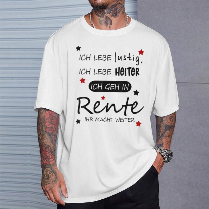 Humour Ich Geh In Rente T-Shirt Geschenke für Ihn