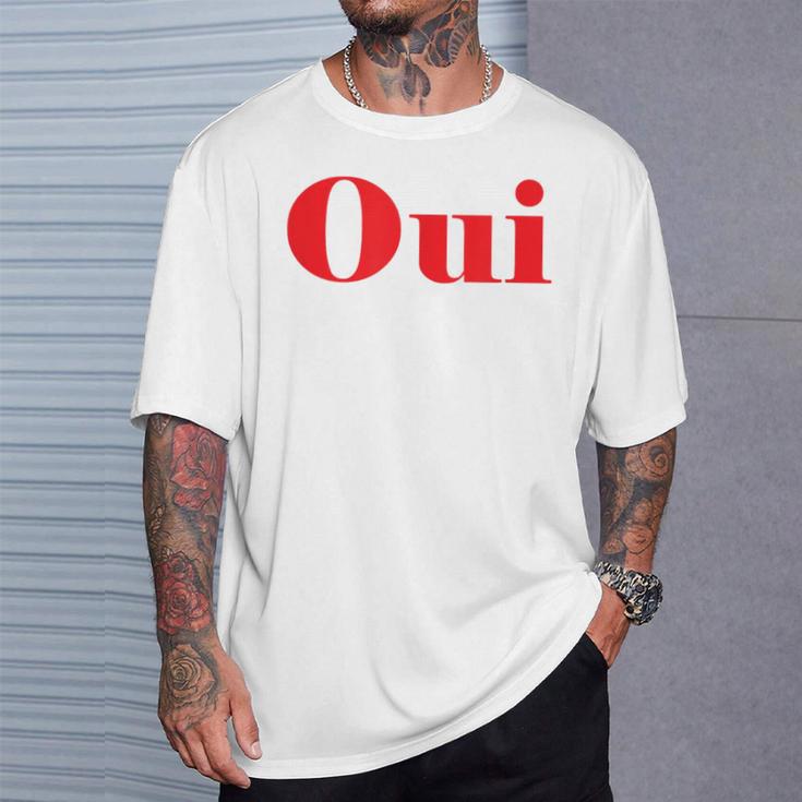 Oui France Paris T-Shirt Geschenke für Ihn