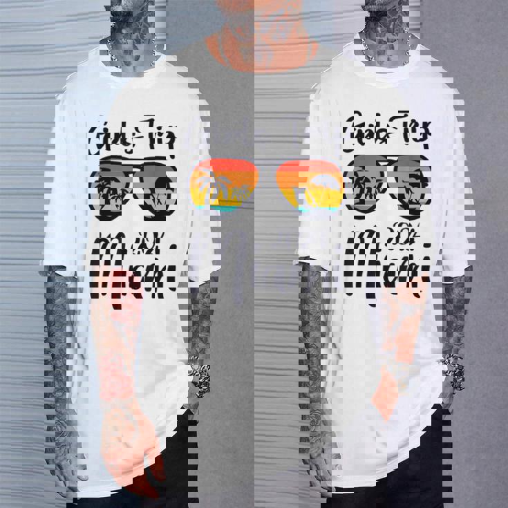 Girls Trip Miami 2024 Weekend Birthday Party Women T-Shirt Gifts for Him