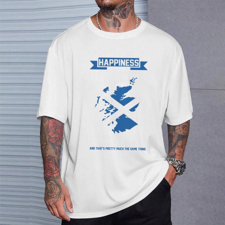 Glück Können Sie Go To Scotland Long-Sleeved T-Shirt Geschenke für Ihn