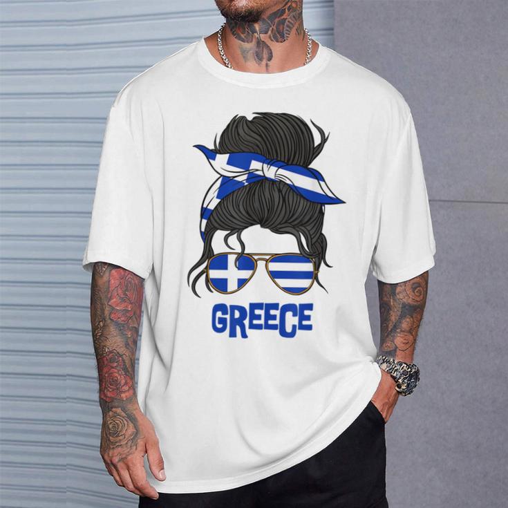 Greece For Girls Greek Flag For Greece S T-Shirt Geschenke für Ihn