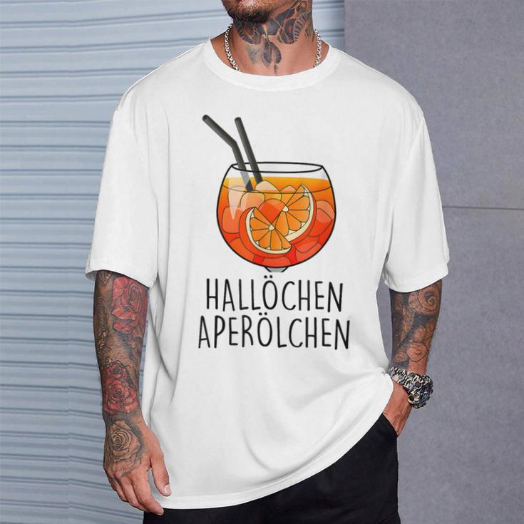 Hallöchen Aperoilchen For And Gray T-Shirt Geschenke für Ihn