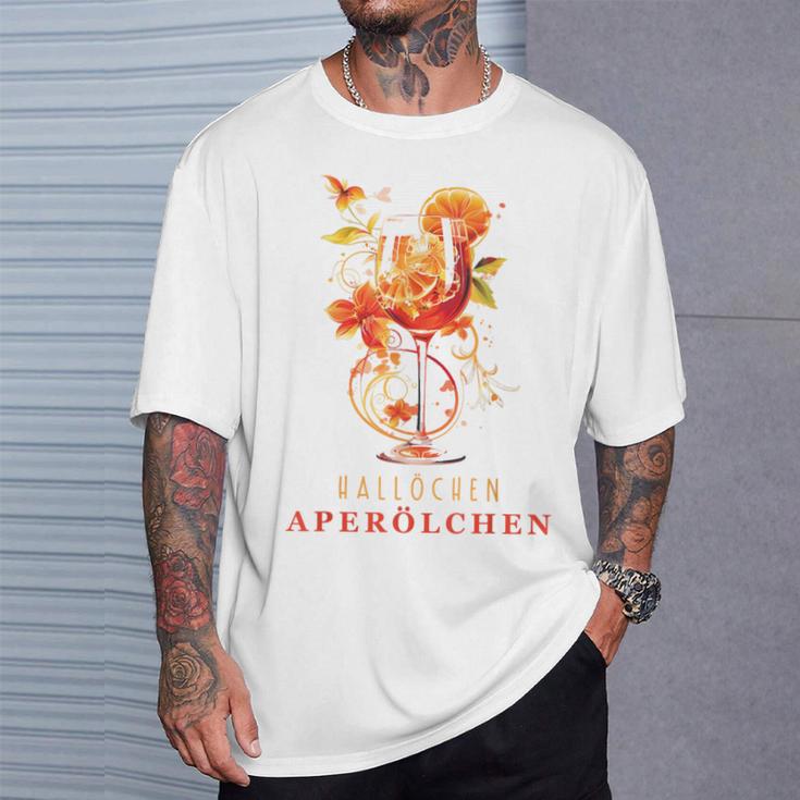 Hallöchen Aperölchen Outfit Summer Party Cocktail Spritz T-Shirt Geschenke für Ihn