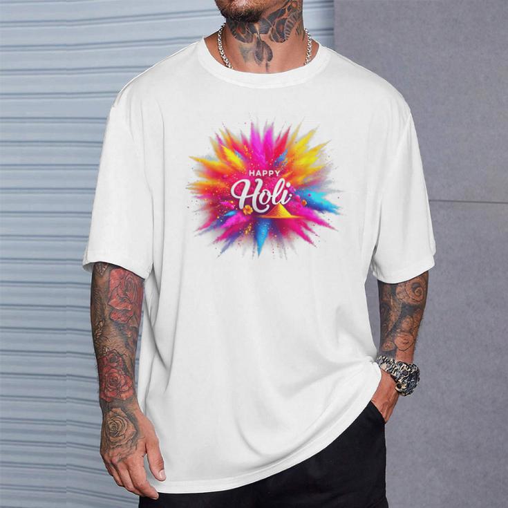 Happy Holi Festival Of Colours T-Shirt Geschenke für Ihn