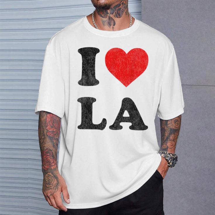 I Heart La Souvenir I Love Los Angeles T-Shirt Geschenke für Ihn