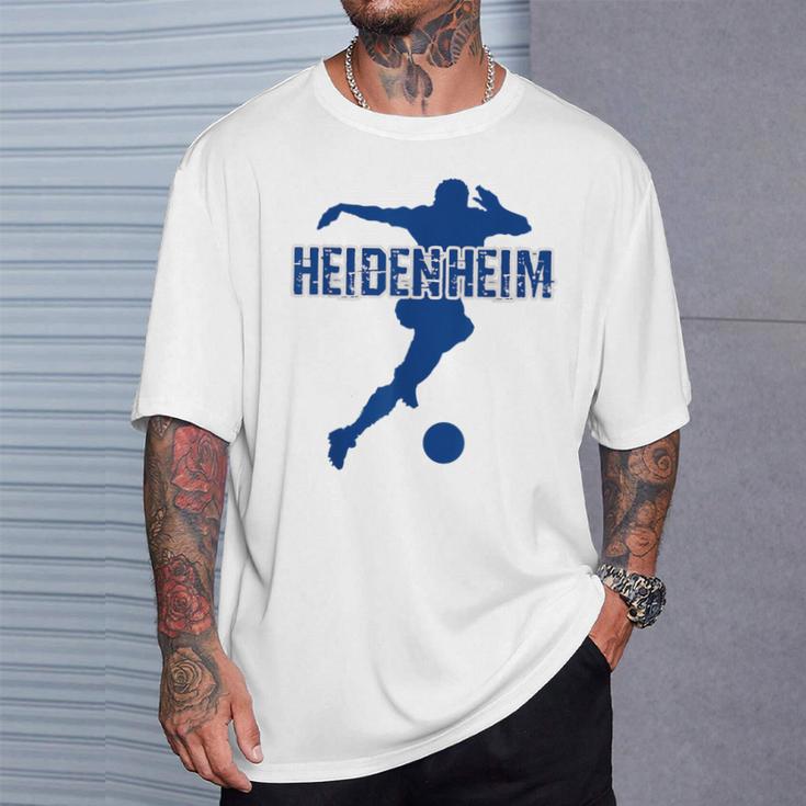 Heidenheim Football Fan Red T-Shirt Geschenke für Ihn