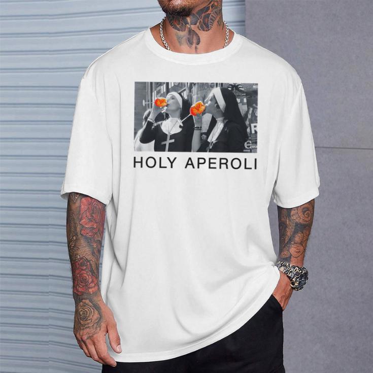 Holy Aperoli X Nonnen Christi Spritz Aperollin Fun Aperoly T-Shirt Geschenke für Ihn