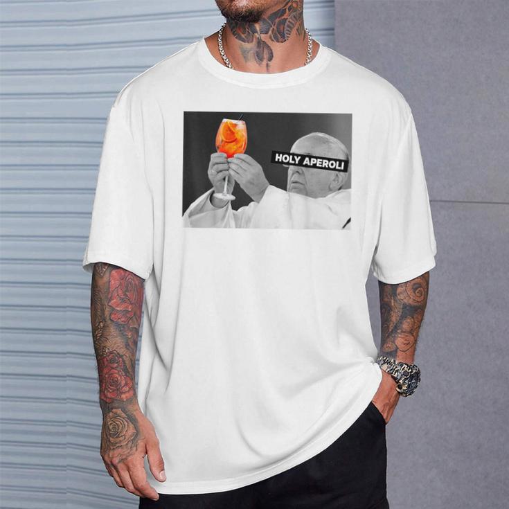 Holy Aperoli X Pope Drip X Francis Spritz Club T-Shirt Geschenke für Ihn