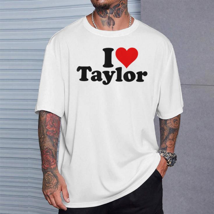 Ich Liebe Taylor T-Shirt Geschenke für Ihn