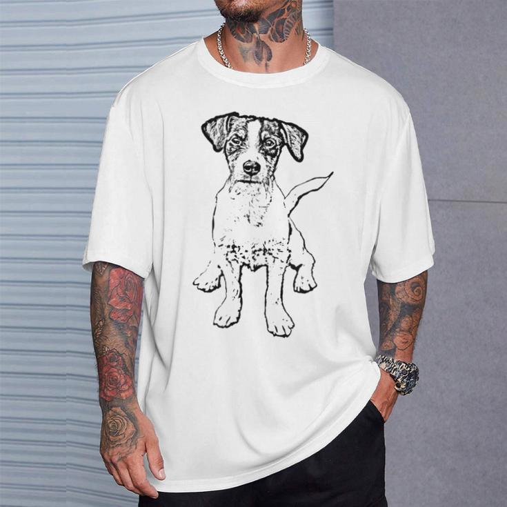 Jack Russell Terrier For Dog Dad T-Shirt Geschenke für Ihn