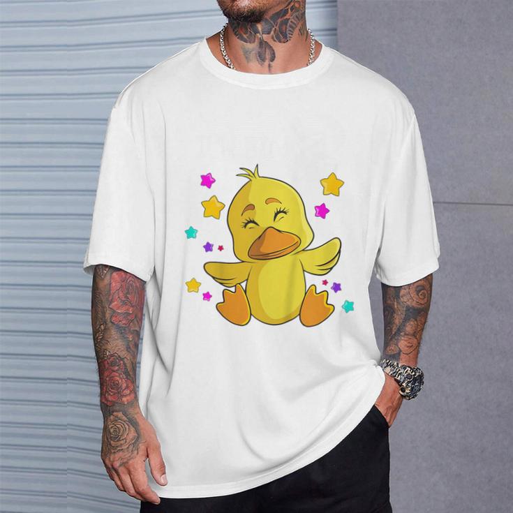 Kinder Ich Bin Schon 2 Jahre Alt Eine Süße Ente 2Nd Birthday T-Shirt Geschenke für Ihn