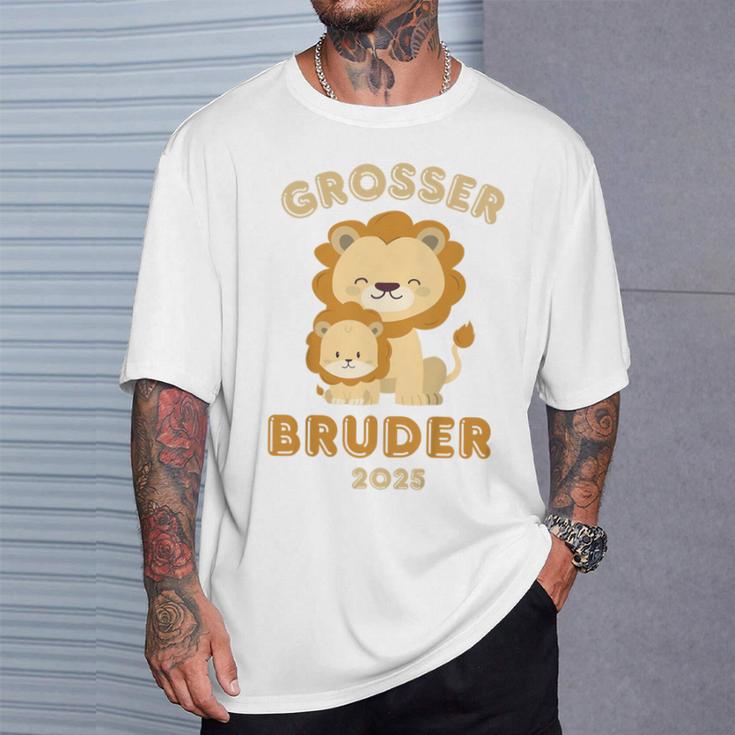 Kinder Ich Werde Großer Bruder 2025 Big Lion Brother Baby T-Shirt Geschenke für Ihn