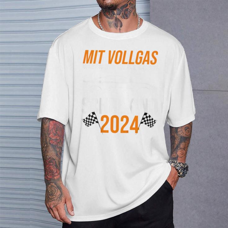 Kinder Mitollgas In Die 1St Klasse Schulkind 2024 Schulkind A T-Shirt Geschenke für Ihn