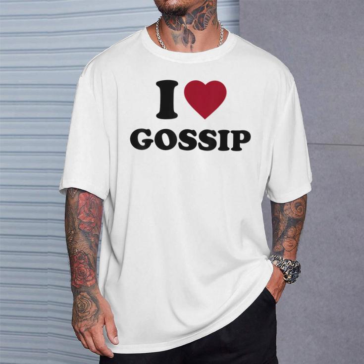 I Love Klatsch T-Shirt Geschenke für Ihn