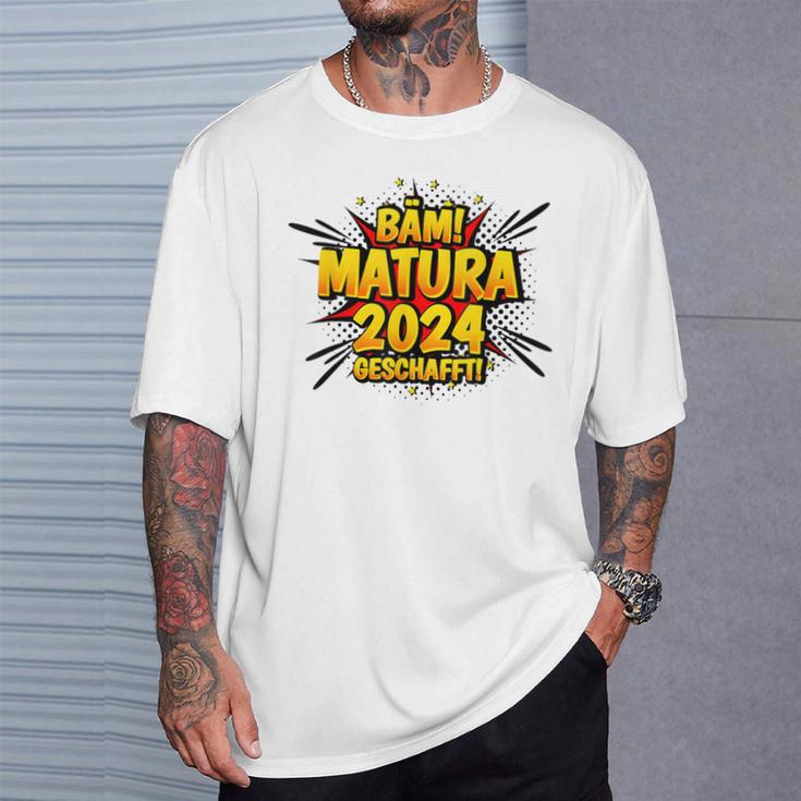 Matura Geschafft 2024 T-Shirt Geschenke für Ihn